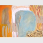 ‘Leadhills Pond’ Oil on Canvas. 127cm x 101cms. 2013. Private Collection