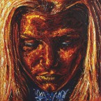 Laura III, 107x107cm, oil on canvas.