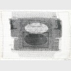 Memory Weaving 2006 Woven computer paper p/copies 55 x 49cms