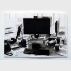 'Office Series (David)' - Oil on Paper - 2021 - 14 x 9.5 cm