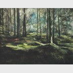 German Garden oil on canvas 61x76 cm